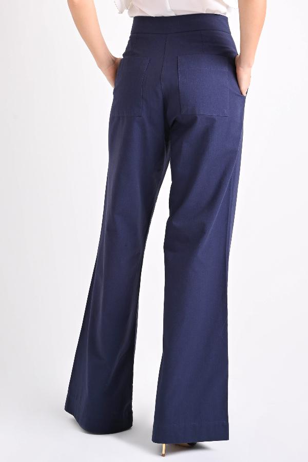 CALÇA PANTALONA AZUL CLÁSSICA