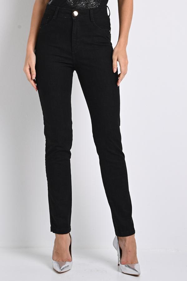 CALÇA SKINNY DENIM BLACK