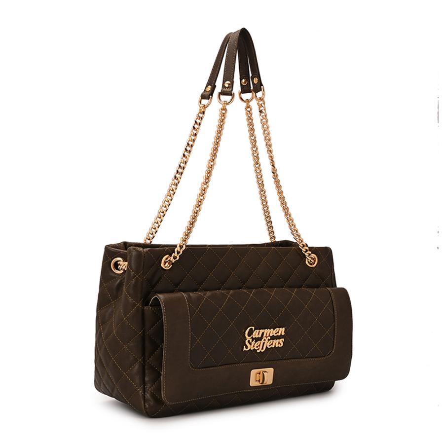 MALA DE OMBRO EM MATELASSE