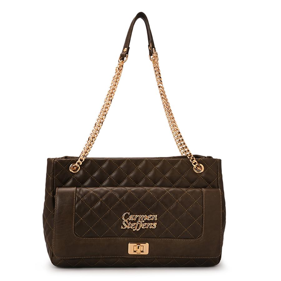 MALA DE OMBRO EM MATELASSE