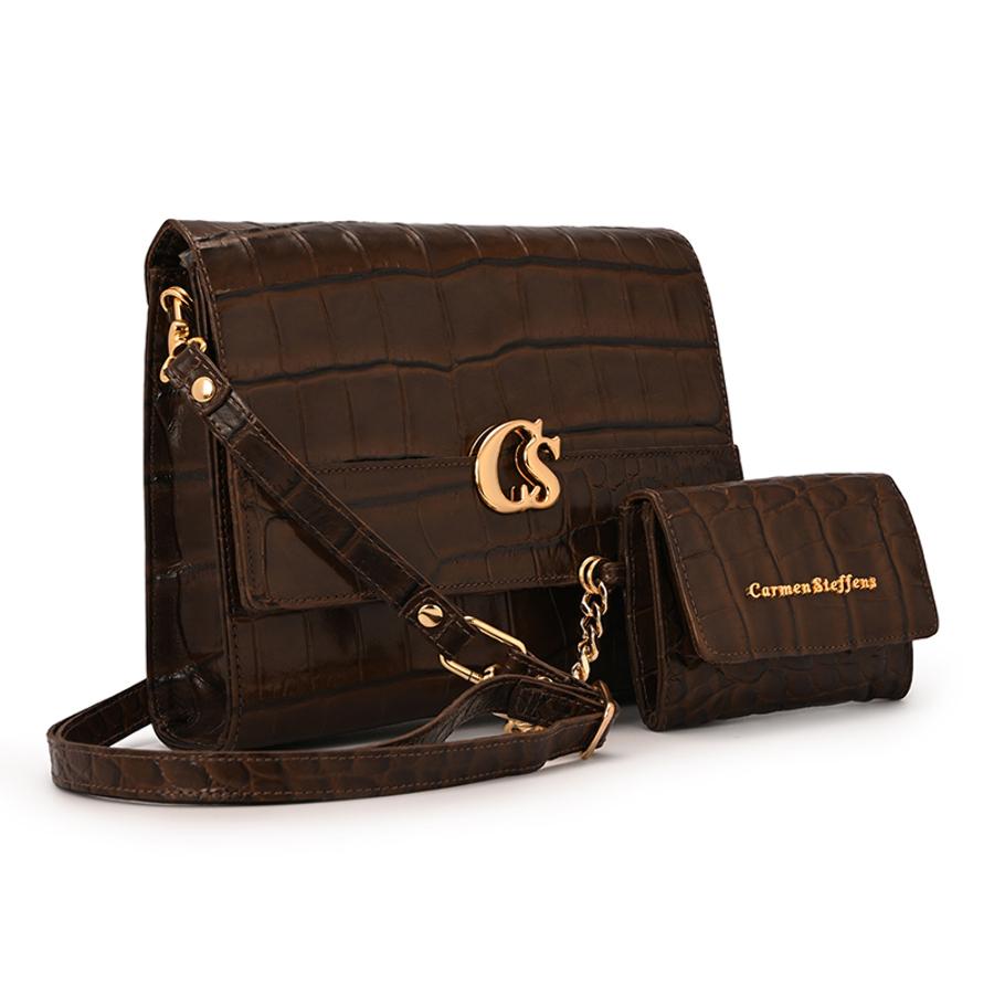 MALA EM PELE CASTANHO