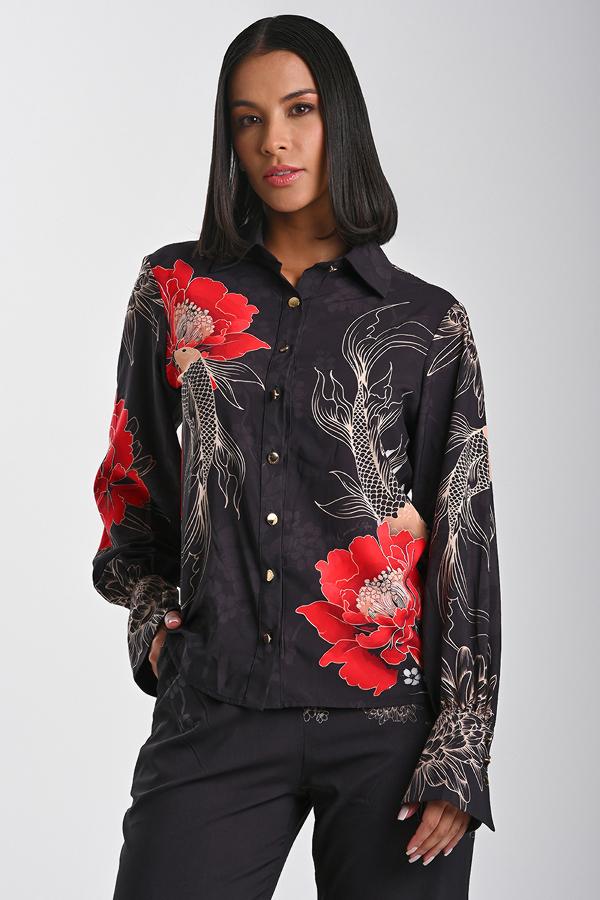 CAMISA COM PADRÃO EXCLUSIVO