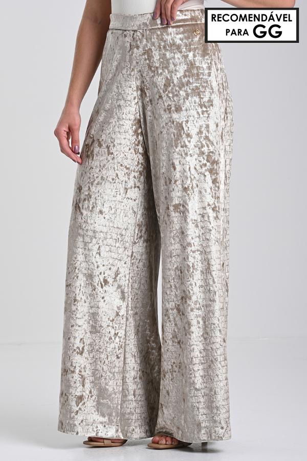 CALÇAS EM MALHA DE VELUDO