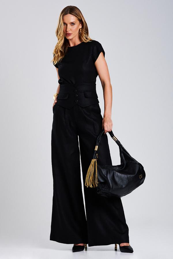 CALÇA COM DETALHE REMOVIVEL