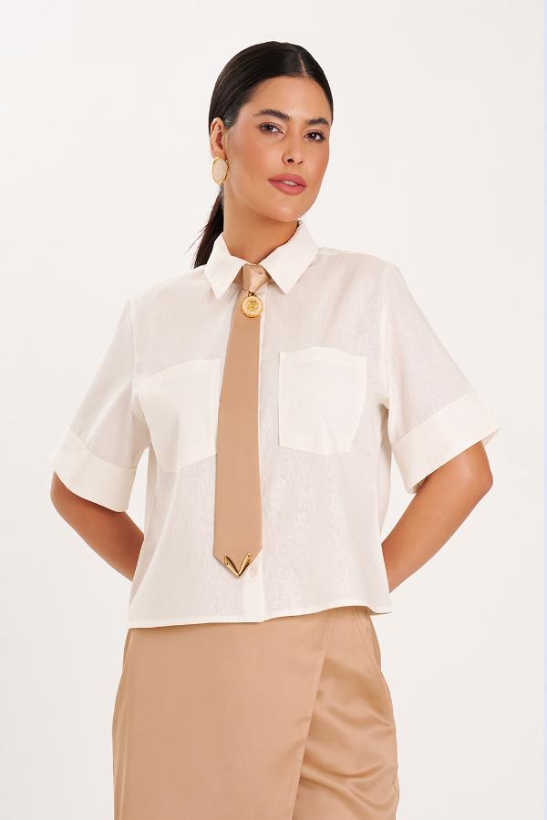CAMISA CROPPED MOB WIFE