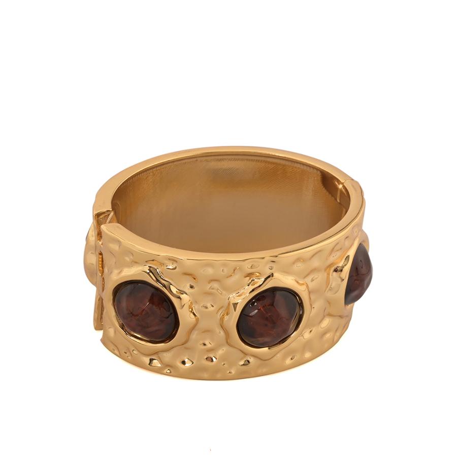 PULSEIRA COM PEDRA TRANSLUCIDA