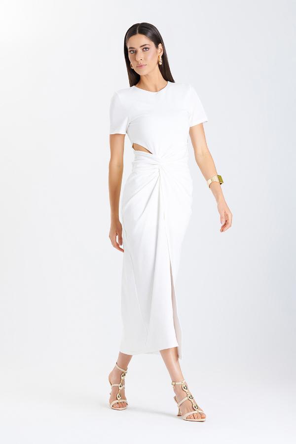 VESTIDO NEW MIDI CUTOFF BASIC