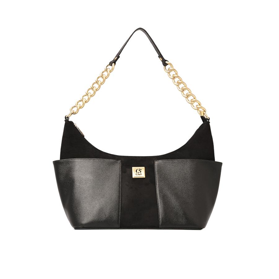 MALA DE OMBRO COM BOLSOS LATERAIS