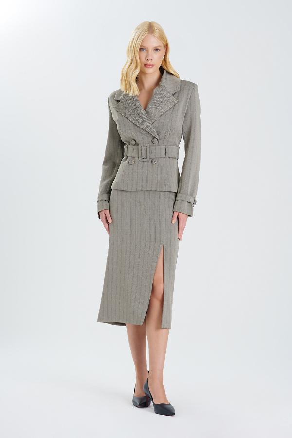 SAIA NEW MIDI RETA CHEVRON