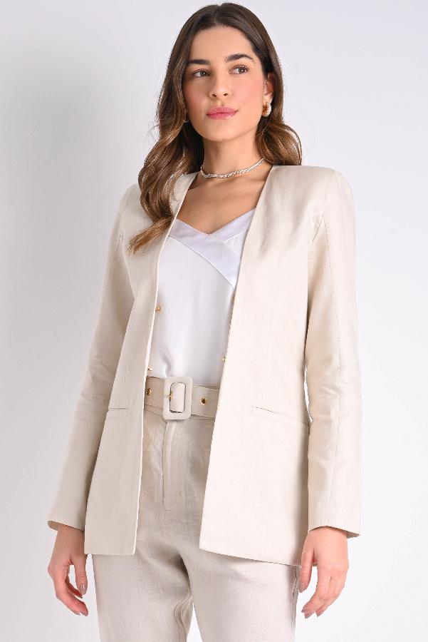 BLAZER LINHO NATURAL