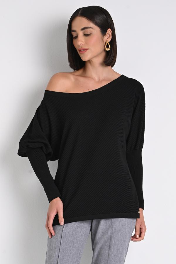 BLUSA DECOTE CANOA