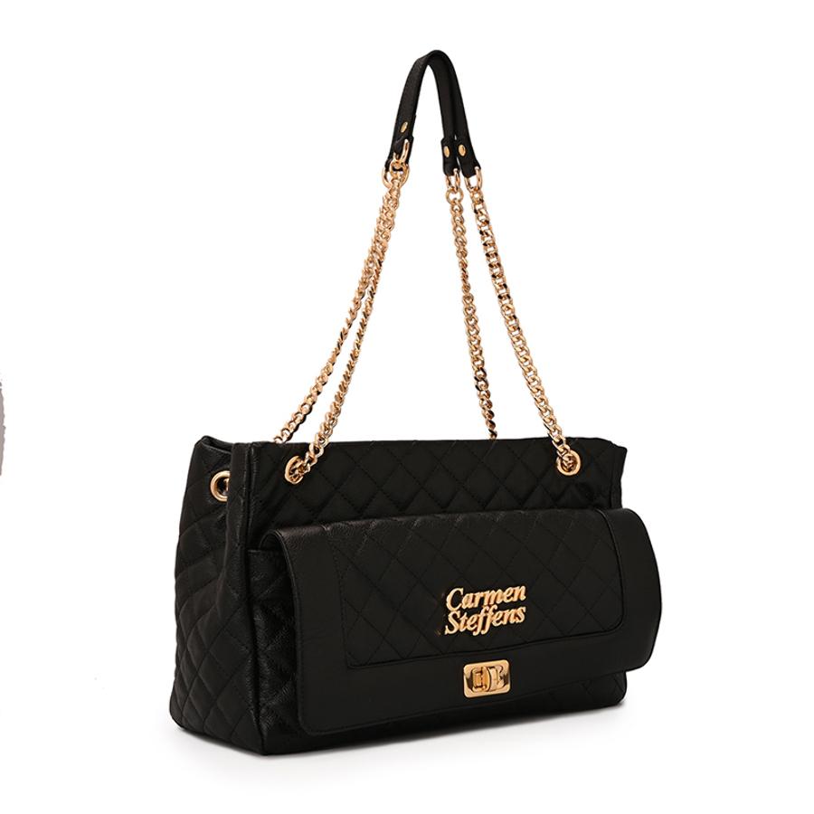 MALA DE OMBRO EM MATELASSE