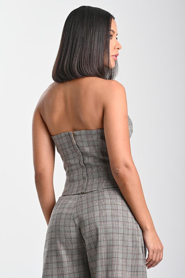 COLETE PADRÃO XADREZ