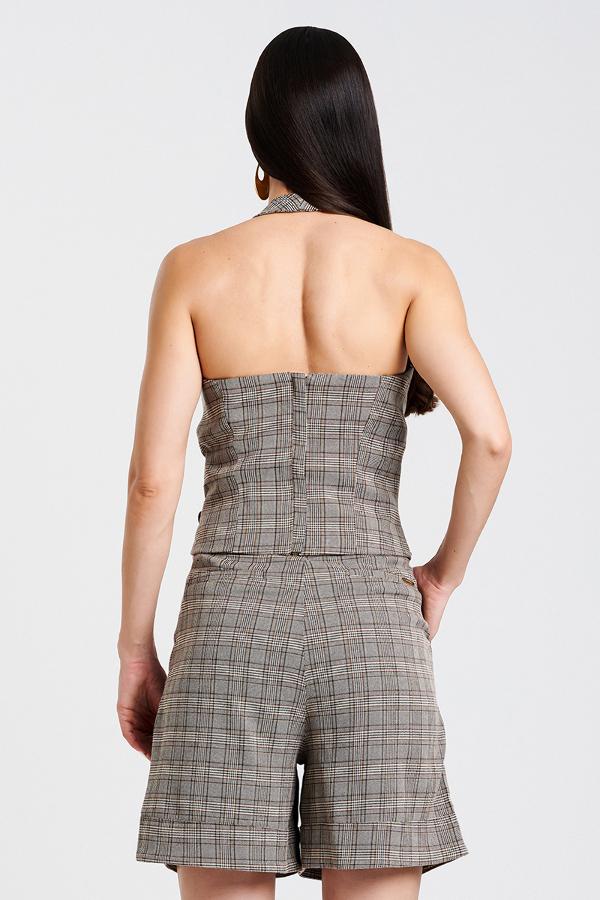 COLETE PADRÃO XADREZ