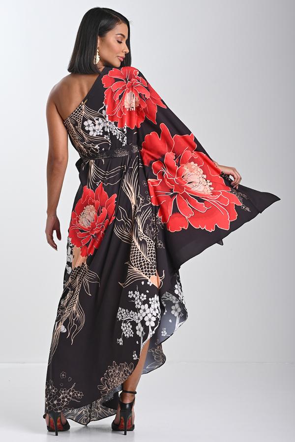 VESTIDO EM CREPE FLUIDO