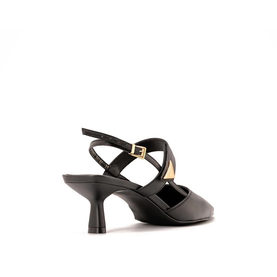 SLINGBACK COM METAIS E VELCRO