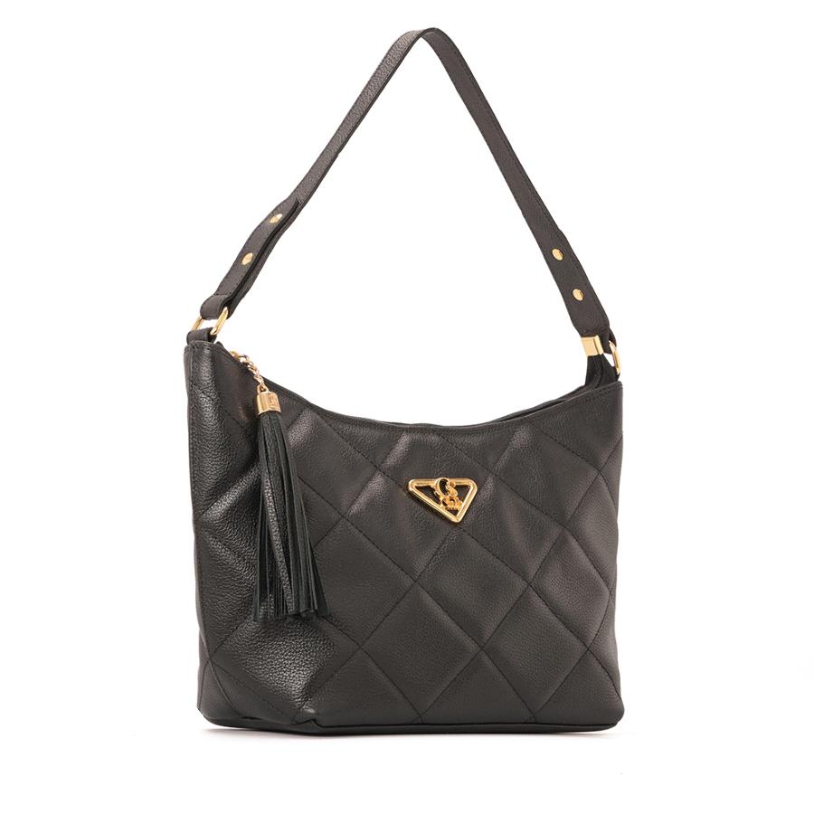 MALA DE OMBRO EM PELE