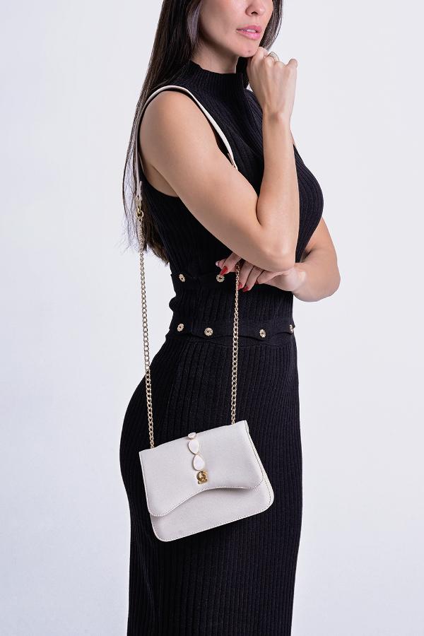 BOLSA COM ENFEITE DE GOTAS