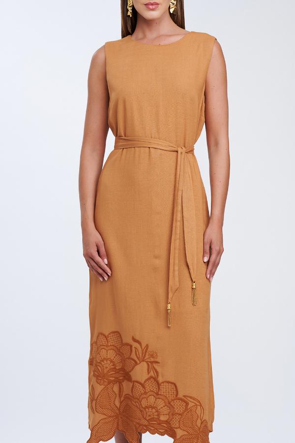 VESTIDO MID COM BORDADO RICHILIEU