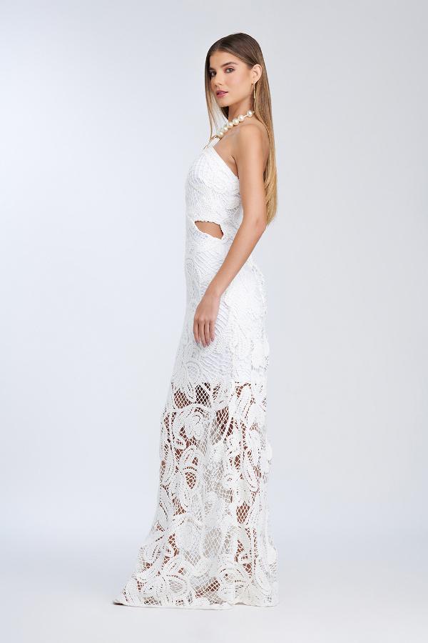 VESTIDO FRENTE UNICA HANDMADE CRISTAL