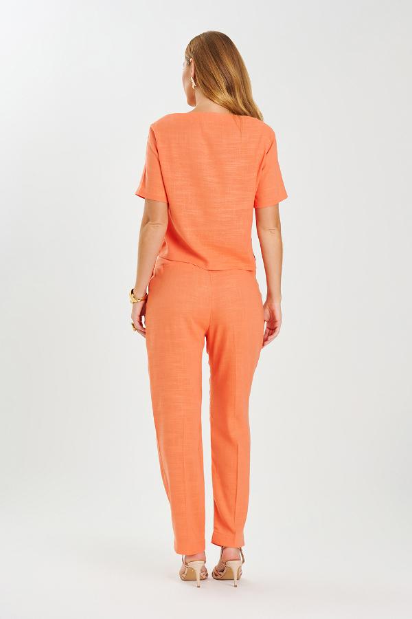 BLUSA LINHO CHAMBRAY