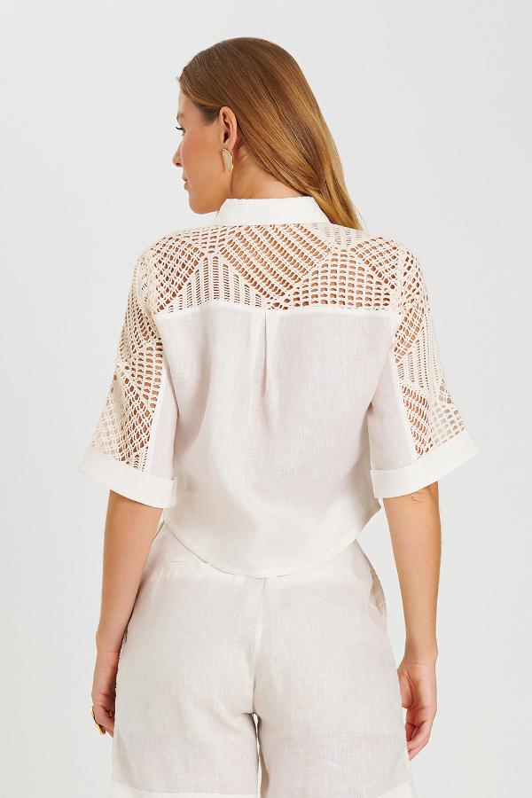 CAMISA CROPPED HANDMADE