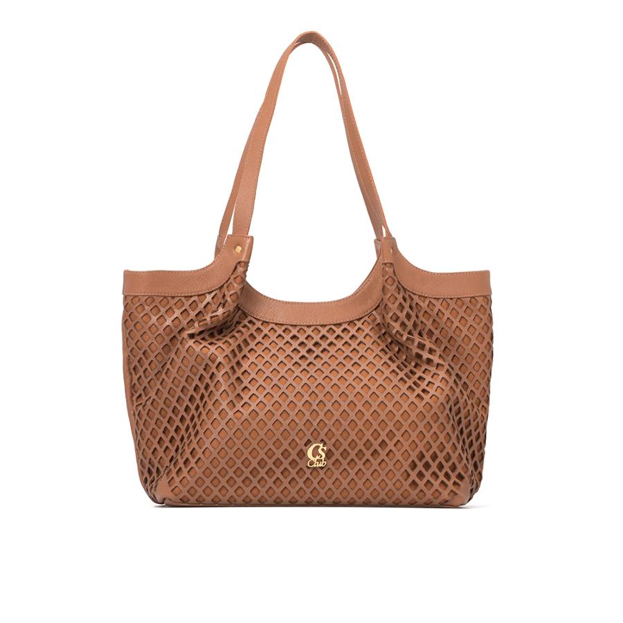 MALA DE OMBRO COM RCORTES A LASER LOSANGO