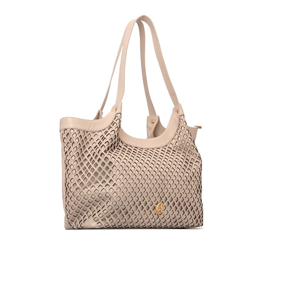 MALA DE OMBRO COM RCORTES A LASER LOSANGO