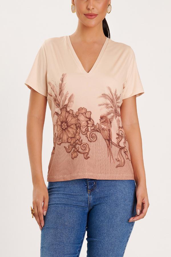 T-SHIRT DECOTE V OASIS