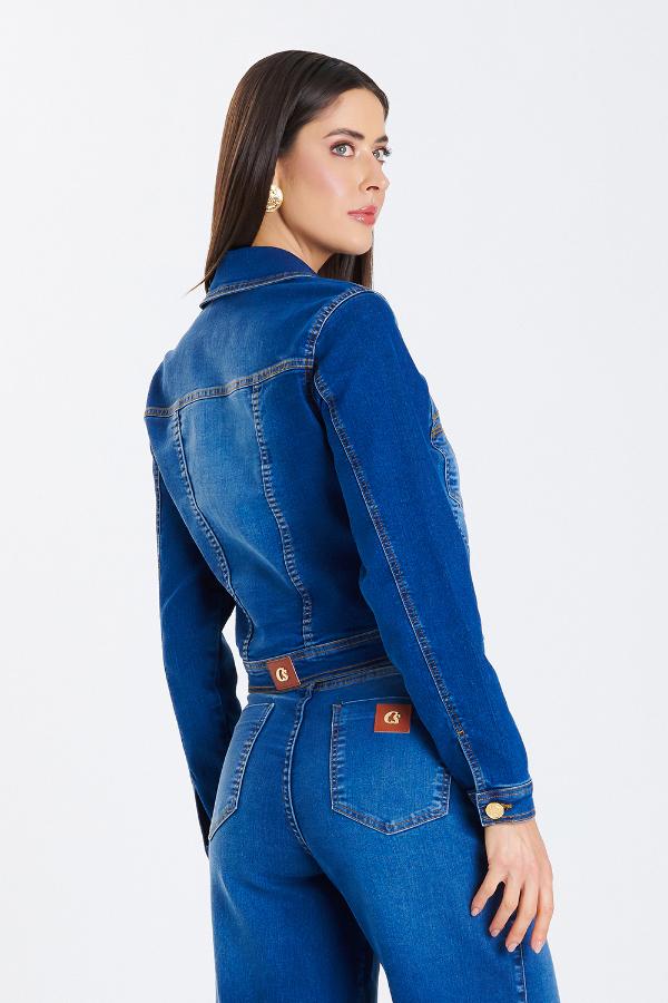 JAQUETA JEANS COMFORT FASHION