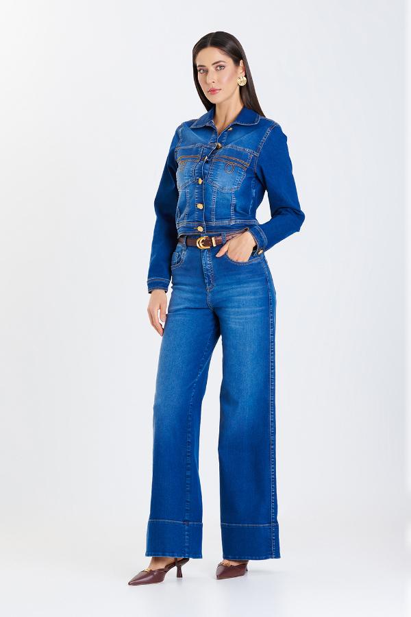 JAQUETA JEANS COMFORT FASHION