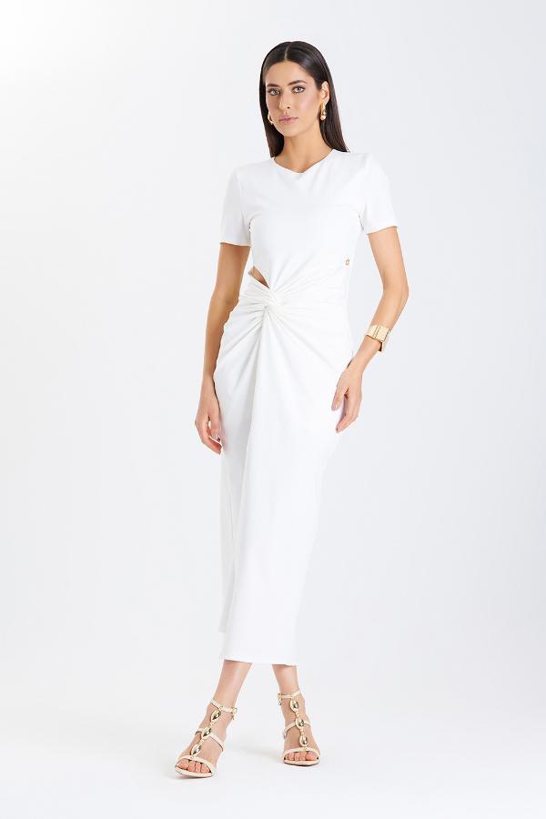 VESTIDO NEW MIDI CUTOFF BASIC