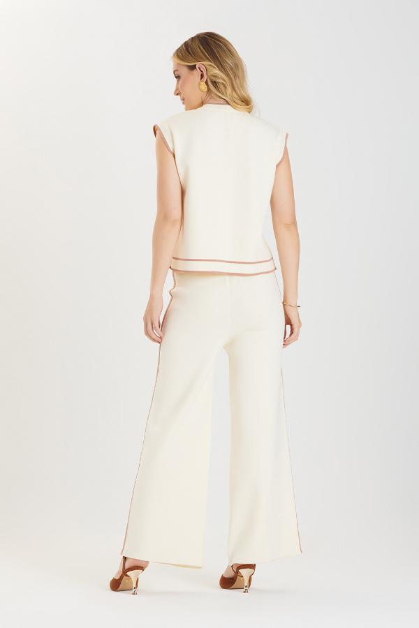 BLUSA TRICOT BICOLOR