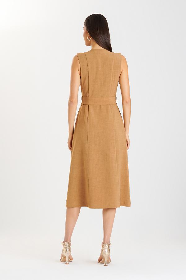 VESTIDO TRANSPASSADO ALFAIATARIA