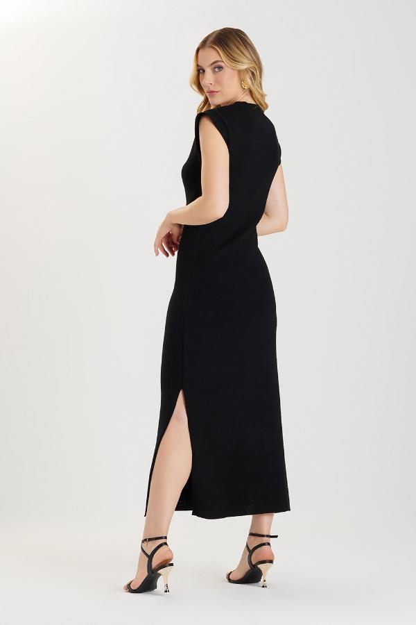 VESTIDO LONGUETE TRICOT