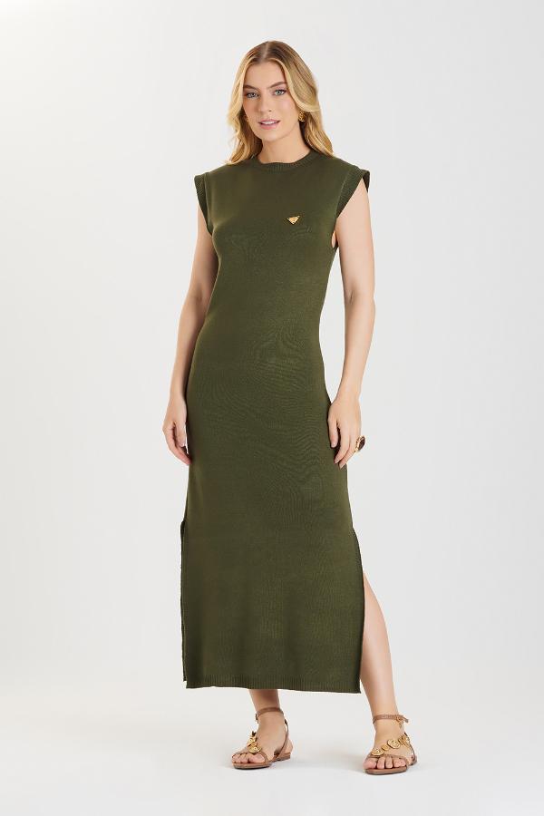 VESTIDO LONGUETE TRICOT