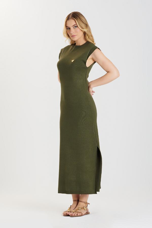 VESTIDO LONGUETE TRICOT