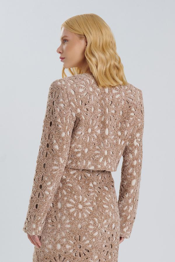 CASACO CROPPED CHENILLE