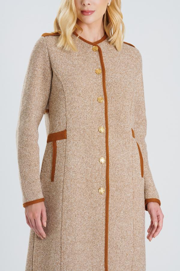 TRENCH COAT TRICOT BICOLOR
