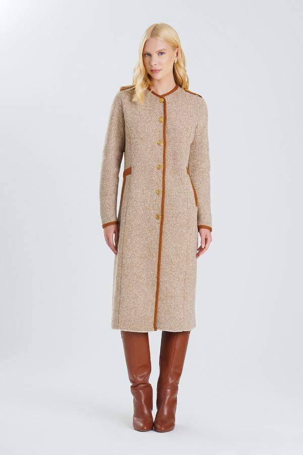 TRENCH COAT TRICOT BICOLOR