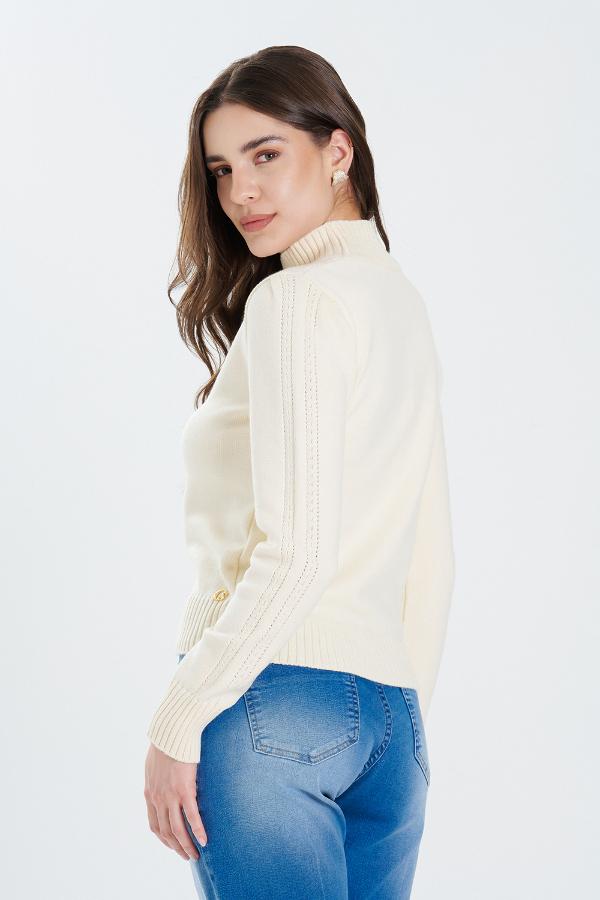 CAMISOLA TRICOT PONTO VAZADO