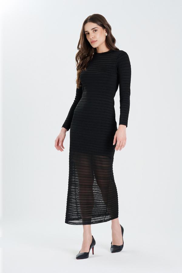 VESTIDO TRICOT DECOTE COSTAS