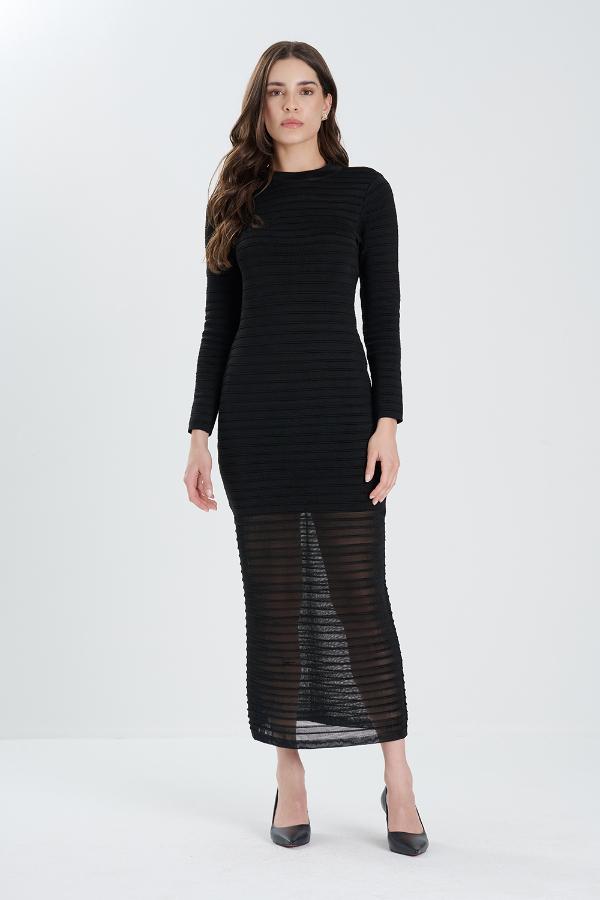 VESTIDO TRICOT DECOTE COSTAS