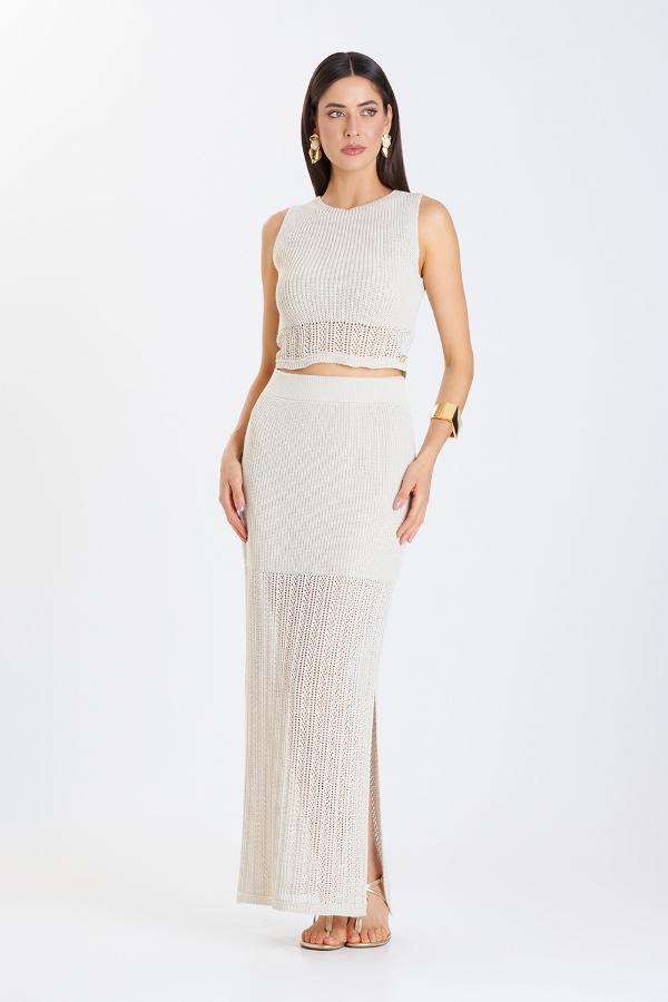 CROPPED TRICOT PONTO CROCHE