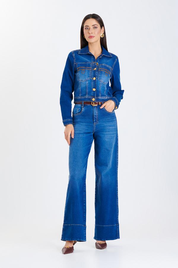 JAQUETA JEANS COMFORT FASHION